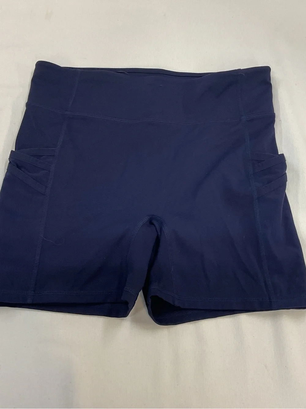 Motion 365‎ Fabletics Navy Shorts Size Unknown (See Measurements in Photo)